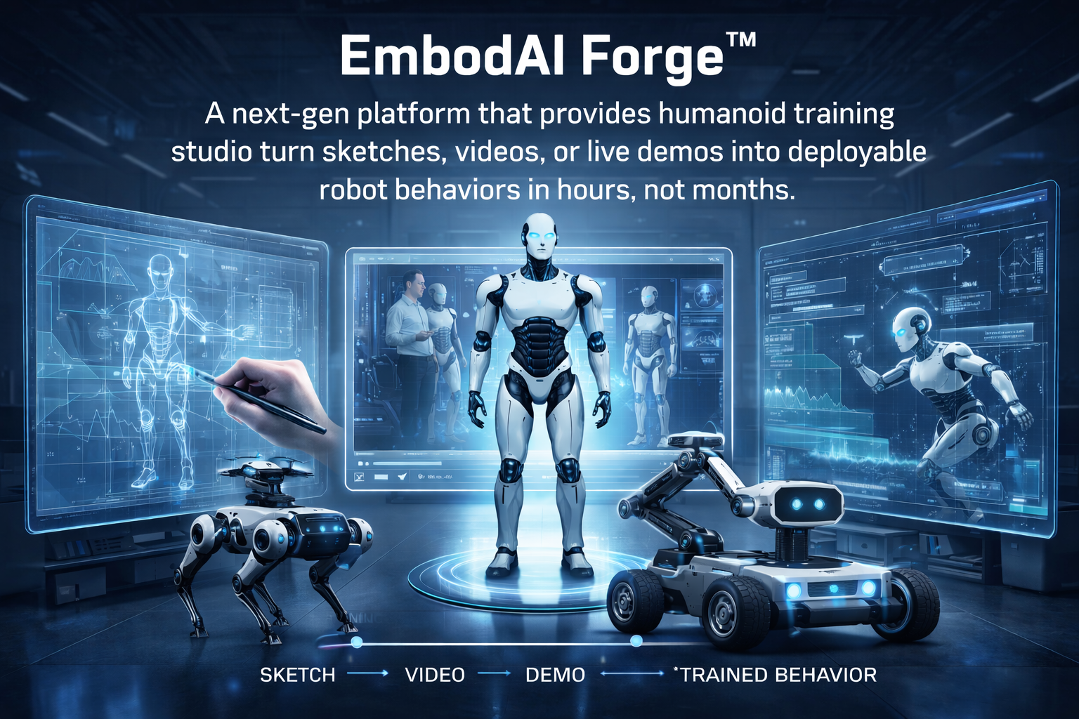EmbodAI Forge™ – Humanoid Training Studio